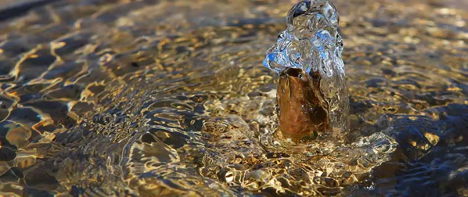 Bubbler water feature installed in Trexlertown, PA.