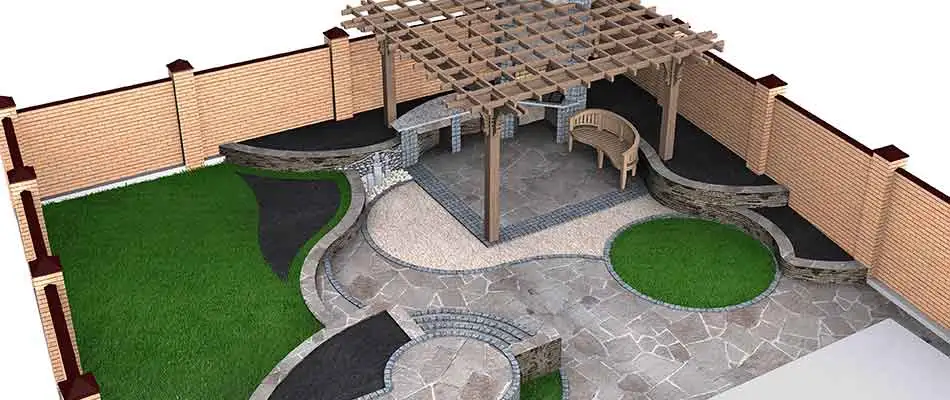 Total landscape overhaul redesign for a property in Emmaus, PA.